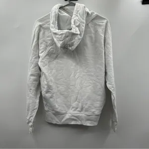 Reformation Tanner White & Blue Light Tie‎ Dye Long Sleeve Hoodie in Tornado XS thumbnail 5