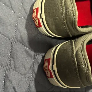 Vans grey sneakers lace up youth size 5 womens size 6.5 grunge 2000s alt skater thumbnail 5
