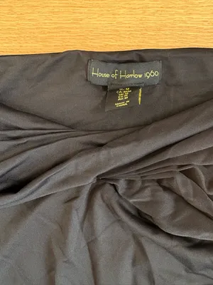 House of Harlow 1960 Strapless Black Midi Dress thumbnail 3