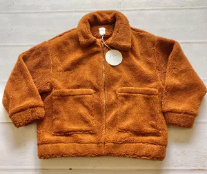 NWT - Princess Polly - Women’s Teddy Bear Brown Coat - Size S/M. thumbnail 1