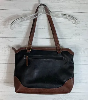 Born concept faux leather shoulder bag black/brown thumbnail 3