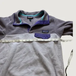 Patagonia Women Synchilla Snap-T Fleece Pullover Purple Grey Small 25455 thumbnail 4