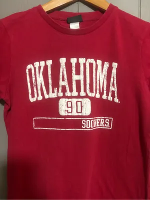 CHAMPION Oklahoma Sooners Red Graphic Tee thumbnail 2