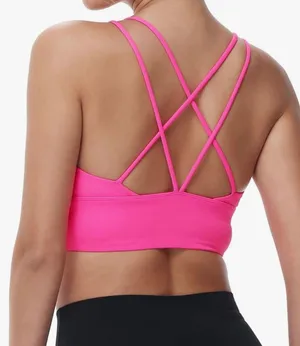 MotoRoto MotoRun Padded Strappy Yoga Bras thumbnail 2