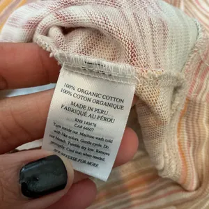 Faherty Mountain Sunset Organic Cotton Raglan Sweatshirt XS Pink Orange Desert thumbnail 3