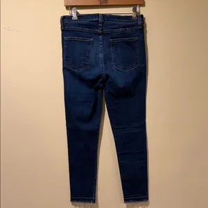 Women’s Veronica Beard Debbie 10” Skinny Jeans Wash Bright Blue thumbnail 5