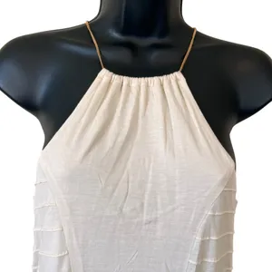 Nordstroms Piper Project Sleeveless Boho Leather Strap Ruffle Skirt Dress thumbnail 5