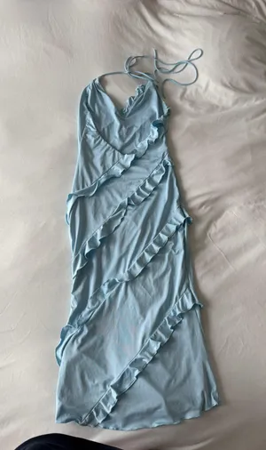 Lucy in the Sky Blue Midi Dress thumbnail 5