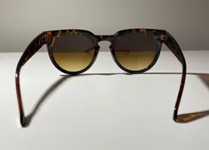 Oversized Rounded Sunglasses, Tortoise Shell, 50 thumbnail 2