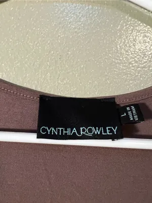 Cynthia Rowley Women’s Size Large Sleeveless Scoop Neck Maxi Dress Light Brown thumbnail 9
