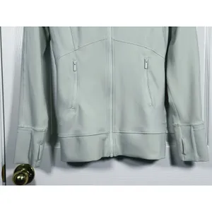 Lululemon Day Maker Full Zip Jacket Hoodie Size 6 Mint Green Yoga Athletic Gym thumbnail 6