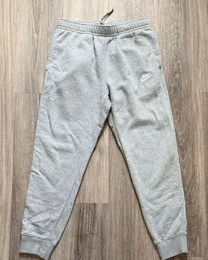 Nike Heather Gray Joggers Size Medium Classic Unisex Sweats thumbnail 1