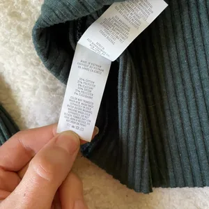Aerie Ribbed Long Sleeve Forest Green/Teal Shirt Size Medium thumbnail 9