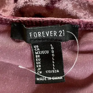 Forever 21 Velvet Lace Cami Top Sz L thumbnail 6