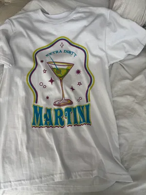 Martini T Shirt White thumbnail 1