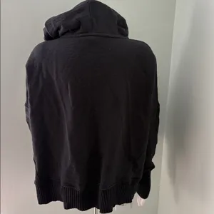 Free People FP Movement Honey Dove Solid Black Pullover Hoody Medium thumbnail 9