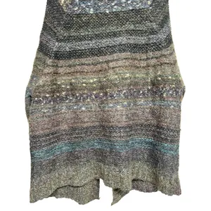 Free People Starlight Shadow Poncho Cardigan Women's Size Medium‎ thumbnail 6