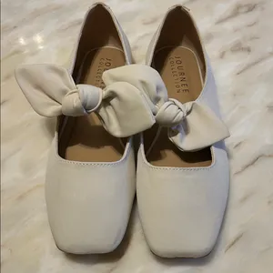 Journee Collection‎ Seralinn Tru Comfort Foam Mary Jane Bow Ballet Flats Size 9 thumbnail 8