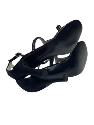 new Kenneth Cole ★ Evening Star Rhinestone Embellished Sandal ★ Black Satin ★ 8M thumbnail 10