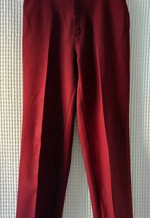 Levi's vintage red pants slacks 1970s women's 16S/contemporary medium thumbnail 1