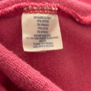 Aerie Pink Zip Up Hoodie Bird Logo Raw Hem Y2K Sweatshirt XL Casual thumbnail 8