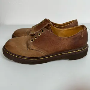 Vintage Dr. Martens Y2K‎ Brown Leather Shoes Size 8 thumbnail 4