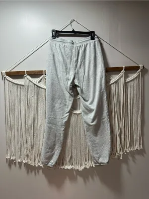 American Eagle Outfitters Heather Gray Cozy Drawstring Joggers thumbnail 3