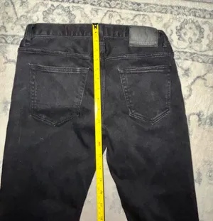 Aerosmith Aeropostale Y2K Jeans Women’s 29 Slim Straight Black Denim 29x32 EUC thumbnail 5