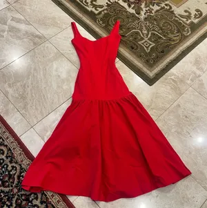 House of CB Amore Dress in Red thumbnail 1