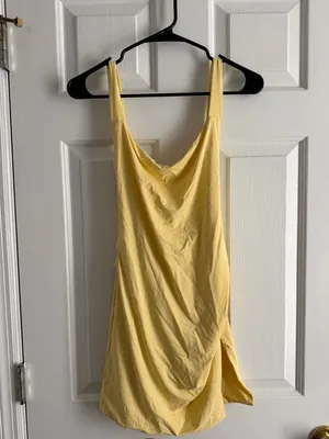 Princess Polly Kassanda Mini Dress Yellow thumbnail 3