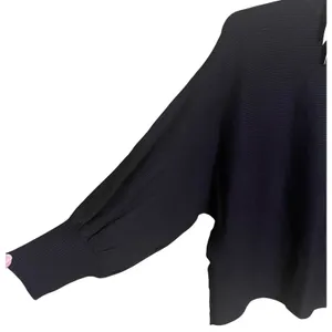 T Tahari Mock Neck Sweater Women 2X Black New Ribbed Dolman Sleeve thumbnail 8