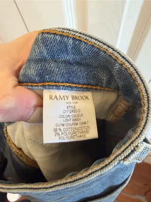Ramy Brook High-Rise Helena Flare Jean Light Wash Waist 25" thumbnail 6