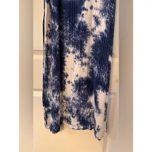 line and dot blue tie die mikdi dress Women's Sz Small thumbnail 6
