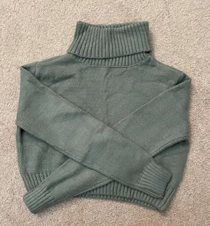 Garage Turtleneck Crop Sweater thumbnail 1