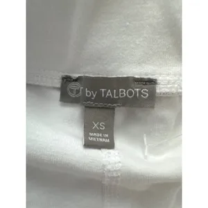 T by Talbots Womens White Athletic Skort Size XS Zip Pockets Cotton Spandex Mini thumbnail 7
