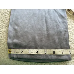 Madewell Straight Leg Full Length Pants in Satin Dusk Grey Size M (#4) thumbnail 9
