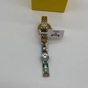 Invicta Wildflower I Womens Gold Tone Crystal Bezel Watch 30mm New in Box thumbnail 5