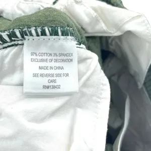 ModCloth The Boulder Wide Leg‎ Corduroy Pants In Olive Green Size 00 thumbnail 10