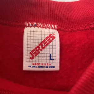 Women’s L/G Red Crewneck Sweatshirt Ugly Christmas Sweater Size Large thumbnail 4