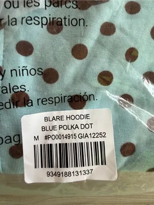 I.AM.GIA Blare Hoodie Polka Dot Blue Medium NWT thumbnail 14