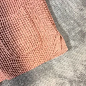 Madewell Dried Petal Pink Nolan Ribbed Open Front Cardigan Medium Cotton Pocket thumbnail 5