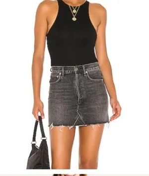 AGOLDE Quinn Hi Rise Denim Skirt thumbnail 4