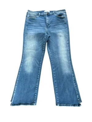 Vervet Bootcut Jeans Style V2440 Asymmetrical Hem Womens Size 31 thumbnail 2