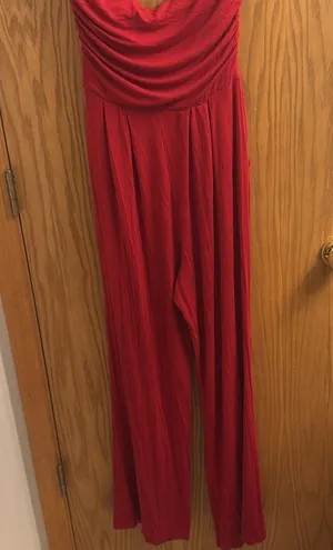 Punk owl red jumpsuit size large thumbnail 5