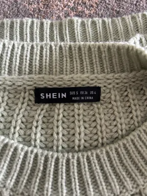 Shein Sage Green Sweater thumbnail 2