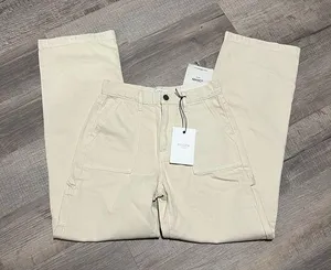 Hidden Jeans NWT Logan Dad Cargo Jeans - Size 24 - Cream thumbnail 1