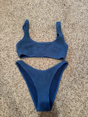 Honey swim bathing suit Blue Size M thumbnail 3