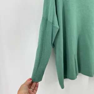 MASAI Women's Jadeite Fanacy Jumper Green Long Sleeve Relaxed Sweater‎ Large thumbnail 3