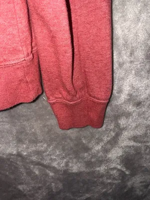 Nike Women's Red Heathered Funnel Neck Hoodie thumbnail 11