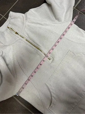 Lululemon Scuba Oversized Funnel Neck Half 1/2 Zip Sweatshirt Long Gold XS/S thumbnail 10